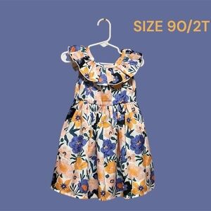 TODDLER SIZE 2T FLORAL DRESS
